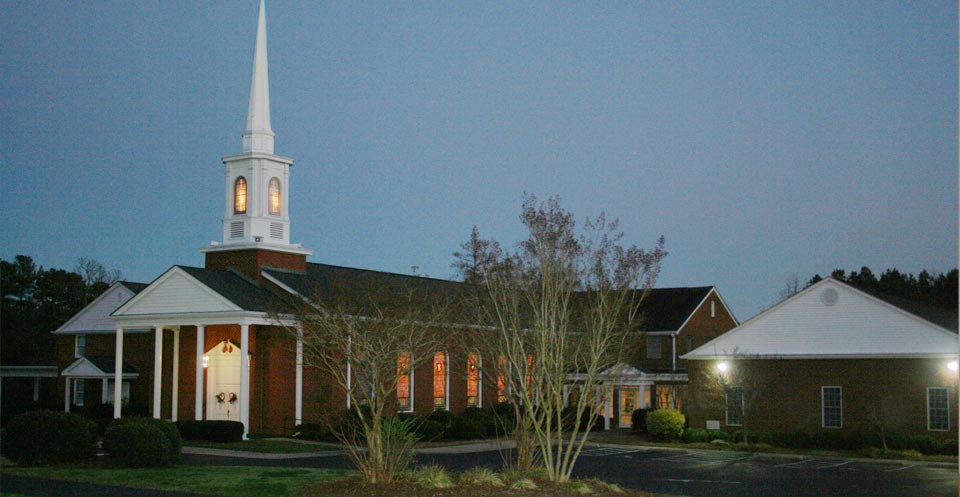 View of the front of the Church